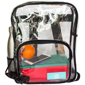 Clear backpack