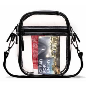 Clear Gameday Bag + Canvas Strap – The Warehouse Collective